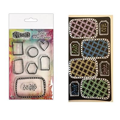Ranger Ink Ranger • dylusions diddy clear stamps box it up