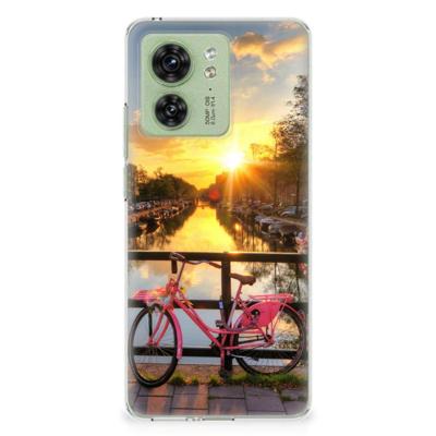 Motorola Edge 40 | Silliconen Back Cover | Amsterdamse Grachten