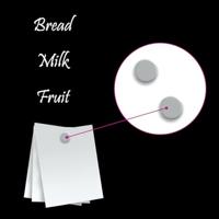 Magneetbord voor aan de wand 40x30 cm gehard glas zwart - thumbnail