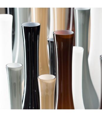LEONARDO Sacchetta vaas Flesvormige vaas Glas Wit