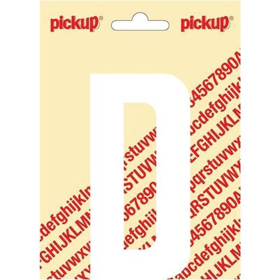 Plakletter Nobel Sticker witte letter D wit Pickup - Pickup Plakletter Nobel Sticker witte letter D wit Pickup - Pickup
