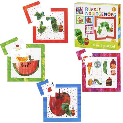 Bambolino Toys Rupsje nooitgenoeg puzzel, 4in1 Bambolino Toys Rupsje nooitgenoeg puzzel, 4in1