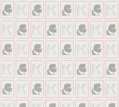 AS Creation Karl Lagerfeld Wit behang | 378421