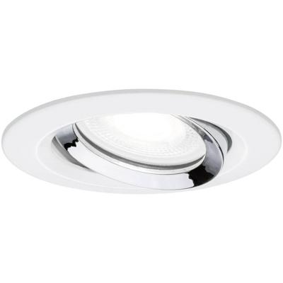 Paulmann Nova Plus Inbouwlamp voor badkamer LED GU10 6 W IP65 Wit (mat), Chroom Paulmann Nova Plus Inbouwlamp voor badkamer LED GU10 6 W IP65 Wit (mat), Chroom