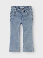 NAME IT bootcut jeans voor meisjes van Lyocell gebleekt denim - thumbnail