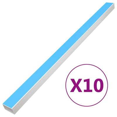 VidaXL Kabelgoot zelfklevend 50x25 mm 10 m pvc VidaXL Kabelgoot zelfklevend 50x25 mm 10 m pvc