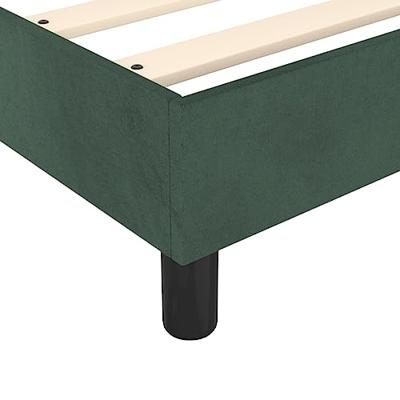Boxspringframe fluweel donkergroen 200x200 cm Boxspringframe fluweel donkergroen 200x200 cm
