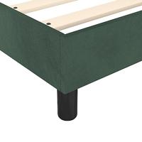 Boxspringframe fluweel donkergroen 200x200 cm - thumbnail