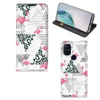 OnePlus Nord N10 5G | Hoesje maken | Flamingo Triangle - thumbnail
