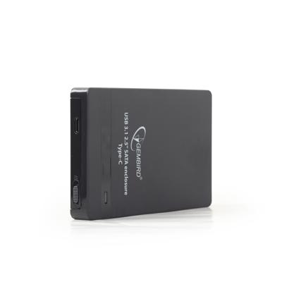 Gembird EE2-U31S-2 behuizing voor opslagstations 2.5 HDD-/SSD-behuizing Zwart