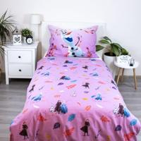 Disney Frozen Dekbedovertrek Magisch- 140 x 200 cm - Katoen - 50x 70cm - thumbnail