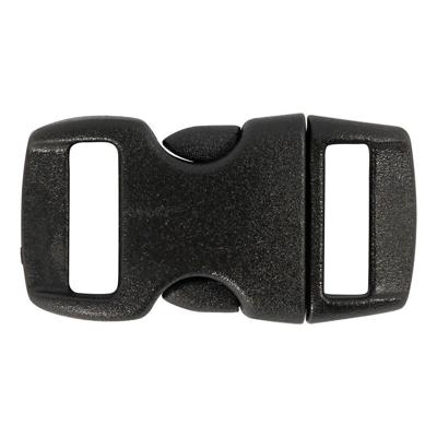 Creativ Company Klik sluiting zwart, 4st.