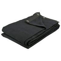 Showtec Dekomolton Backdrop zwart 3m x 3m 160gr/m² - thumbnail