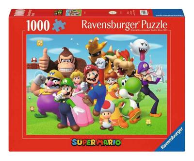 Ravensburger Legpuzzel super mario, 1000st.