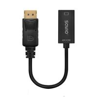 Savio Adapter DisplayPort (M) v1.2 - HDMI A (F) v1.4, 4K, AK-62 - thumbnail