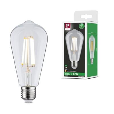 Paulmann 29122 LED-lamp Energielabel A (A - G) E27 4 W Warmwit (Ø x h) 64 mm x 140 mm 1 stuk(s) Paulmann 29122 LED-lamp Energielabel A (A - G) E27 4 W Warmwit (Ø x h) 64 mm x 140 mm 1 stuk(s)