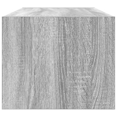 Tv-meubel 80x31x25,5 cm bewerkt hout grijs sonoma eikenkleurig