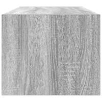 Tv-meubel 80x31x25,5 cm bewerkt hout grijs sonoma eikenkleurig - thumbnail