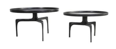 Light & Living Salontafel 'Pano' Set van 2 stuks, kleur Donker Brons Light & Living Salontafel 'Pano' Set van 2 stuks, kleur Donker Brons