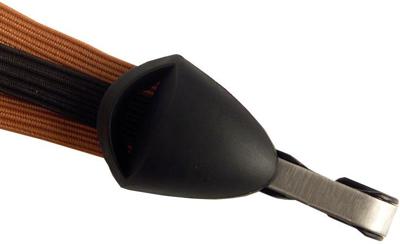 Bibia veiligheidsbinder 50 cm nylon/elastaan oker/zwart