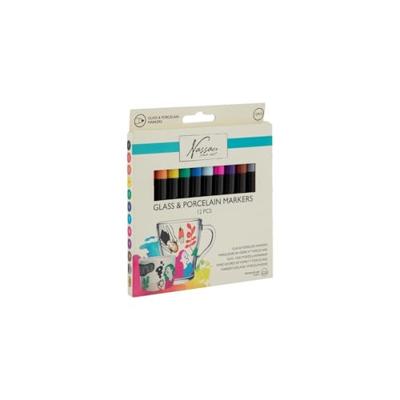 Nassau glas en porselein marker set 12-delig