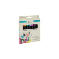 Nassau glas en porselein marker set 12-delig - thumbnail