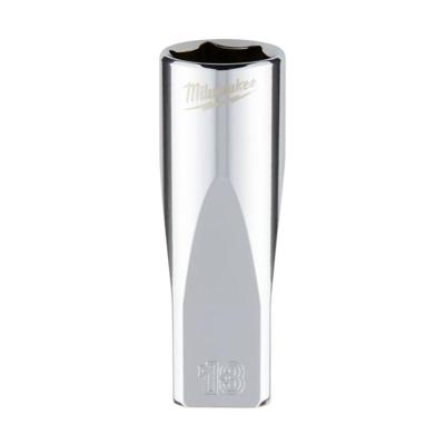 Milwaukee 1/4" Ratel Dop Metrisch Lang 13 mm - 4932478333