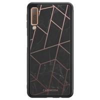 Samsung Galaxy A7 2018 hoesje - Marble grid - thumbnail