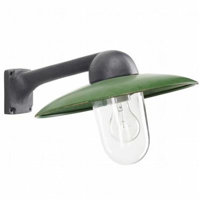 KS Verlichting Industrie stallampFabrique zwart met retro groen - 1189GD