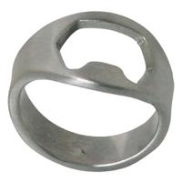 Metalen ring met flessenopener - Bier Opener Ring - thumbnail
