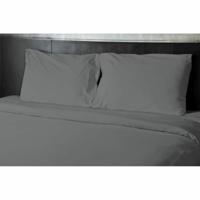 Beddengoedset HOME LINGE PASSION Flat sheet Grijs Bed van 180/200 - thumbnail