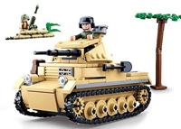 Sluban WWII - German light tank (M38-B0691) - thumbnail
