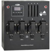 Showtec TED Pack LC 4-kanaals dimmerpack met faders & DMX - thumbnail