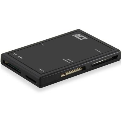 ACT AC6370 SuperSpeed USB 3.2 Kaartlezer/Cardreader | 5 Gbps | SD/microSD/SDHC | Zwart
