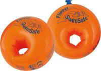 Swimsafe zwemmouwtjes flipper oranje 2 stuks - thumbnail