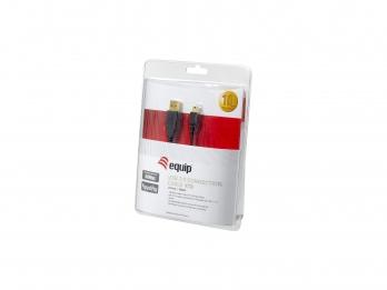 Equip USB-kabel A -> Mini B St/3.00m sw blister