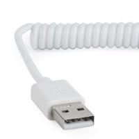 Gembird Micro-USB 2.0 Cable AM-MBM5P Spiral 1.5 USB-kabel 0,6 m USB A Micro-USB B Zwart - thumbnail