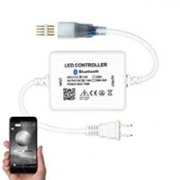 LED Dimmer voor Led Strip 230 volt - Enkele kleur - App/Bluetooth - thumbnail