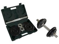 Halterset - SCHILDKROT - 10 Kg - Zwart - Volwassene - Complete lichaamstrainingset - thumbnail