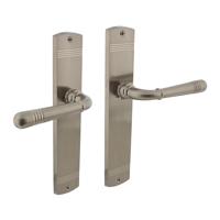 Intersteel Deurkruk Helena op blind langschild - nikkel mat - thumbnail