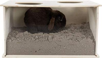 TRIXIE NATURA KONIJNENHOK XL MET ISOLATIE GRIJS 120X94X98 CM - thumbnail
