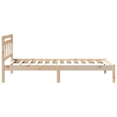 Bedframe Bruin 80 x 200 cm Massief grenenhout Bedframe Bruin 80 x 200 cm Massief grenenhout