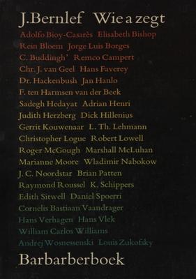 Wie a zegt - J. Bernlef - ebook