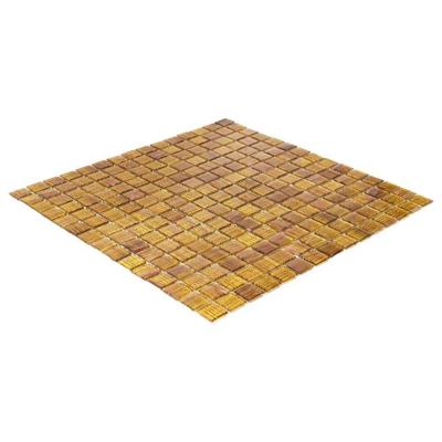 The Mosaic Factory Amsterdam Mozaïektegel - 32.2x32.2 - wand en vloertegel - glans - amber GMG134 The Mosaic Factory Amsterdam Mozaïektegel - 32.2x32.2 - wand en vloertegel - glans - amber GMG134