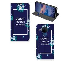 Nokia 5.4 Design Case Flowers Blue DTMP - thumbnail
