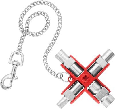 Knipex Universele sleutel voor alle standaard schakelkasten en afsluitsystemen 90 mm - 001106 - thumbnail