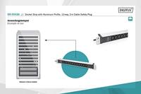 Digitus DN-95426 energiedistributie 12 AC-uitgang(en) 1U - thumbnail