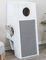 TRIXIE Krasstang voor muurbevestiging, 110 cm, Lichtgrijs - thumbnail