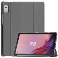 Lunso - Lenovo Tab M9 (9 inch) - Tri-Fold Bookcase hoes - Grijs - thumbnail