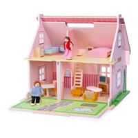 Bigjigs houten villa - thumbnail